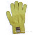 Gestrickte Aramid Faser-Liner-Sicherheit-Handschuh mit dot pvc